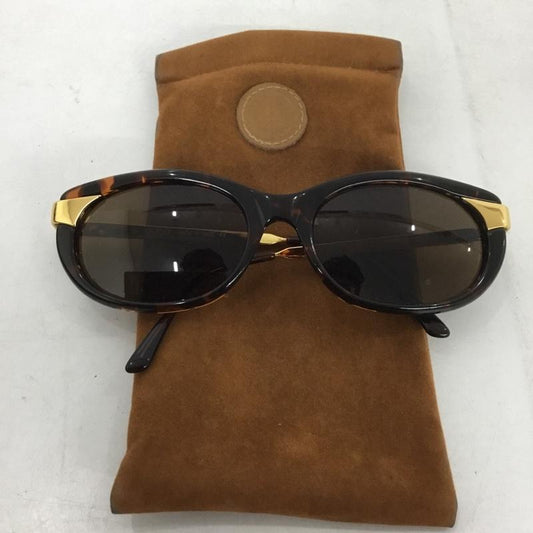 グッチ GUCCI めがね・サングラス サングラス 135 GG ロゴ、文字 茶 / ブラウン / X 金 / ゴールド /  レディース USED 古着 中古 10142809