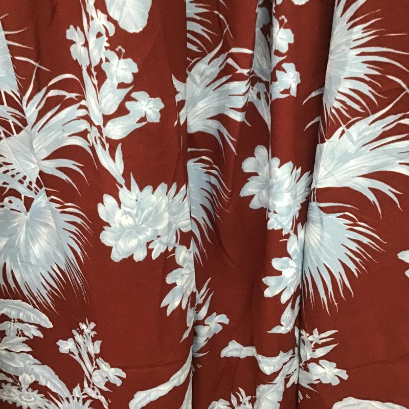 スライ SLY ワンピース ロングスカート 030CSK33-7580 EXOTIC PLANTS OP キャミワンピース 1 花柄 えんじ / ワインレッド /  レディース USED 古着 中古 10107172