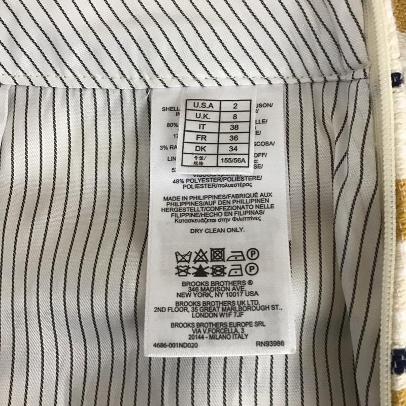 ブルックスブラザーズ BROOKS BROTHERS スカート ひざ丈スカート 100103326 マルチボーダー 台形スカート 2 ボーダー柄 マルチカラー / マルチカラー /  レディース USED 古着 中古 10118804