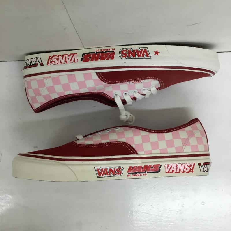 バンズ VANS スニーカー スニーカー VN0A5KX48EK1 UA Authentic 44 DX Anaheim FACTORY オーセンティック 29.5cm ロゴ、文字 白 / ホワイト / X 赤 / レッド /  メンズ USED 古着 中古 10136332