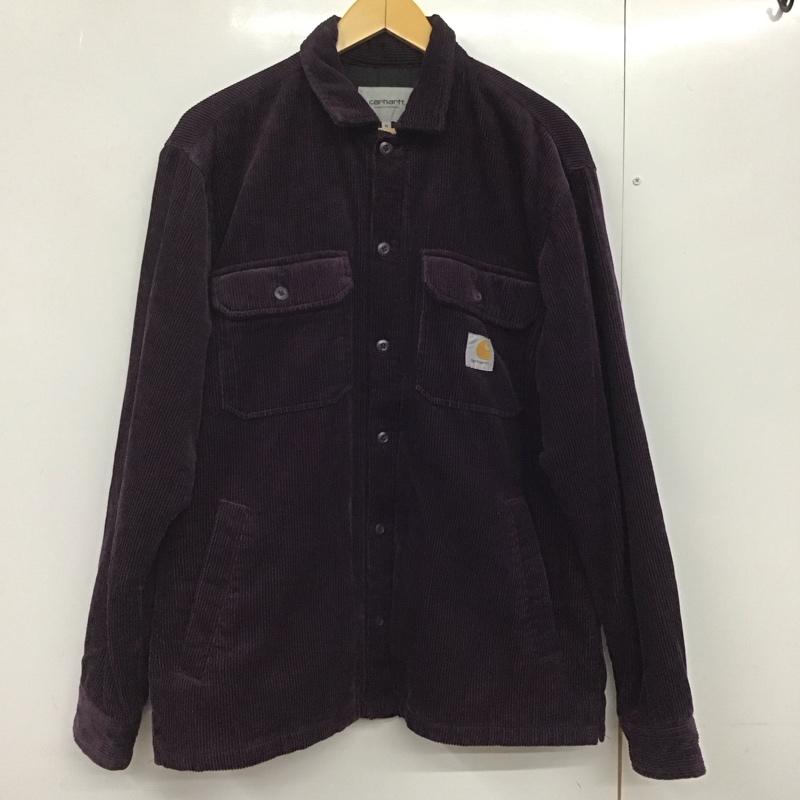 カーハート Carhartt ジャケット、上着 ジャンパー、ブルゾン コーデュロイジャケット M 無地 紫 / パープル /  メンズ USED 古着 中古 10142167