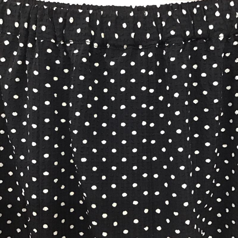 イェッカヴェッカ YECCA VECCA スカート ロングスカート 7A36L0L0100 アソートロングフレアスカート FREE ドット 黒 / ブラック /  レディース USED 古着 中古 10142910