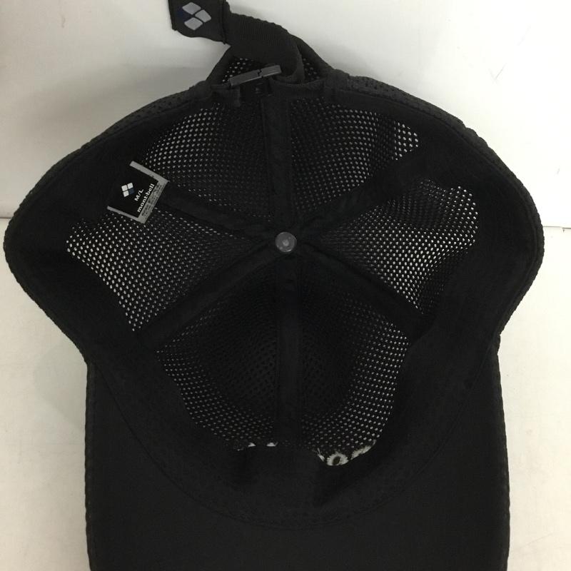 モンベル mont-bell 帽子 キャップ 1118192 3Dメッシュキャップ ロゴ、文字 黒 / ブラック /  メンズ USED 古着 中古 10150011