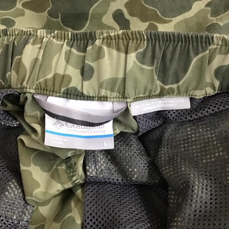 コロンビア Columbia パンツ ショートパンツ 116 PM4716 リープザリワーズショーツ ハーフパンツ L カモフラージュ柄・迷彩 マルチカラー / マルチカラー /  メンズ USED 古着 中古 10117462