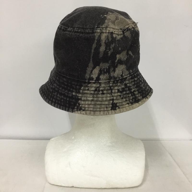 ニューハッタン newhattan 帽子 ハット バケットハット バケハ 無地 黒 / ブラック /  メンズ USED 古着 中古 10133095