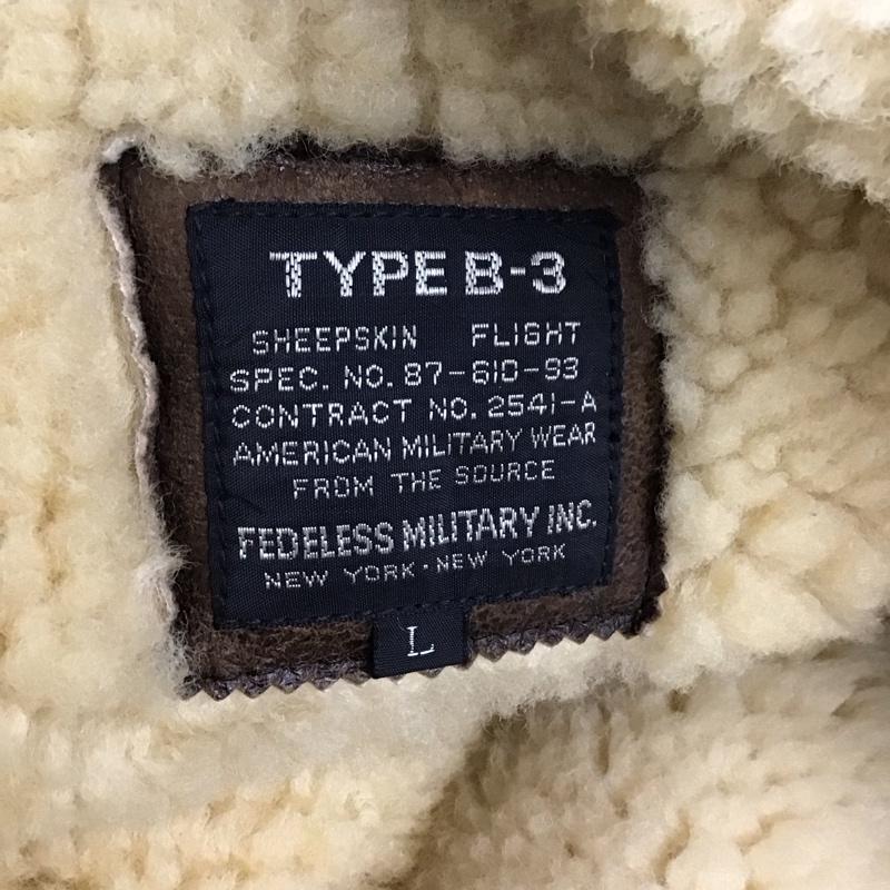 古着 USED ジャケット、上着 ジャケット、ブレザー ジップアップジャケット ジャンパー ジャケット アウター fedelessmilitary 古着 L 無地 茶 / ブラウン /  メンズ USED 古着 中古 10124502