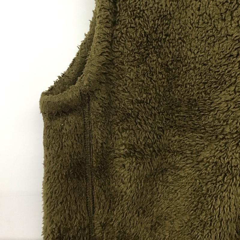 パタゴニア patagonia ベスト ベスト 25926fa18 18AWLosGustVEST ジップアップフリースベスト M ロゴ、文字 カーキ / カーキ /  メンズ USED 古着 中古 10145942