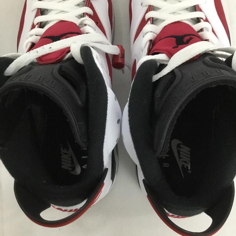 ナイキ NIKE スニーカー スニーカー CT8529-106 AIR JORDAN 6 RETRO 28cm 箱有 28.0cm ロゴ、文字 白 / ホワイト / X 黒 / ブラック / X 赤 / レッド /  メンズ USED 古着 中古 10128885
