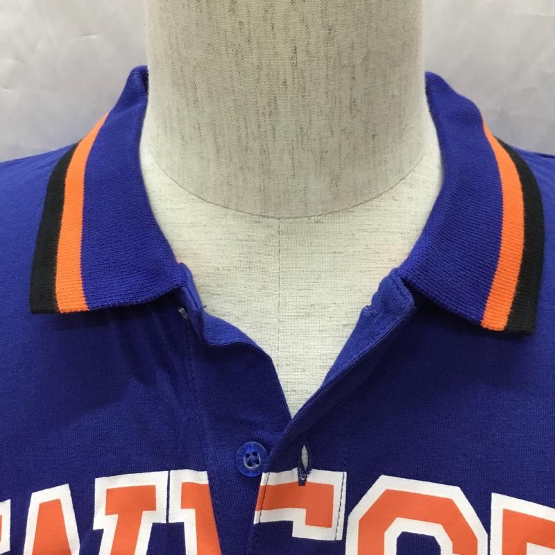 トミー TOMMY ポロシャツ 半袖 L ロゴ、文字 黒 / ブラック / X 紺 / ネイビー / X 橙 / オレンジ /  メンズ USED 古着 中古 10112777