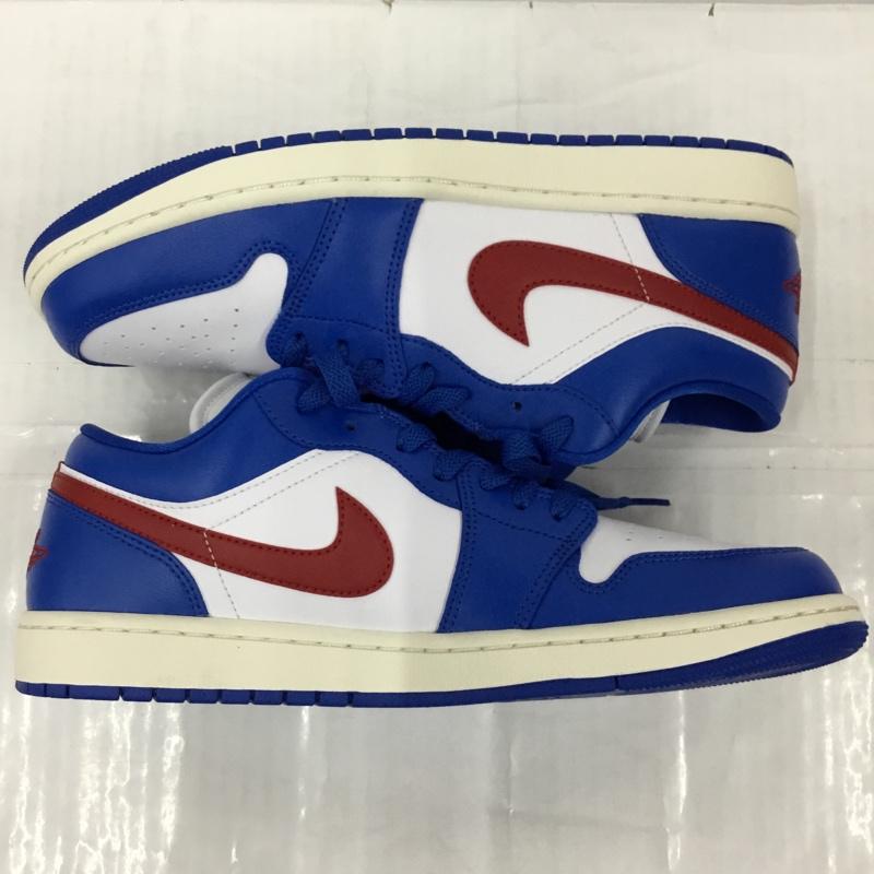 ナイキ NIKE スニーカー スニーカー DC0774-416 WMNS AIR JORDAN 1 LOW 29cm 箱有 29.0cm ロゴ、文字 白 / ホワイト / X 青 / ブルー / X 赤 / レッド /  メンズ USED 古着 中古 10105855