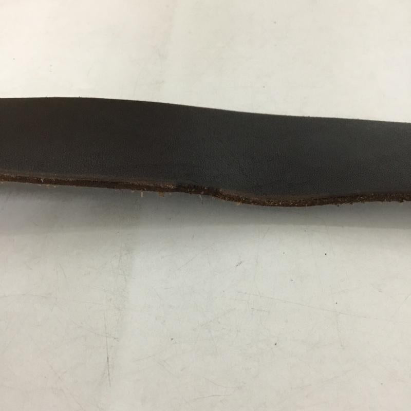 スティーブンソンオーバーオール STEVENSON OVERALL CO. ベルト・バックル ベルト GALLISON BELT レザー 箱有 無地 黒 / ブラック /  メンズ USED 古着 中古 10147427