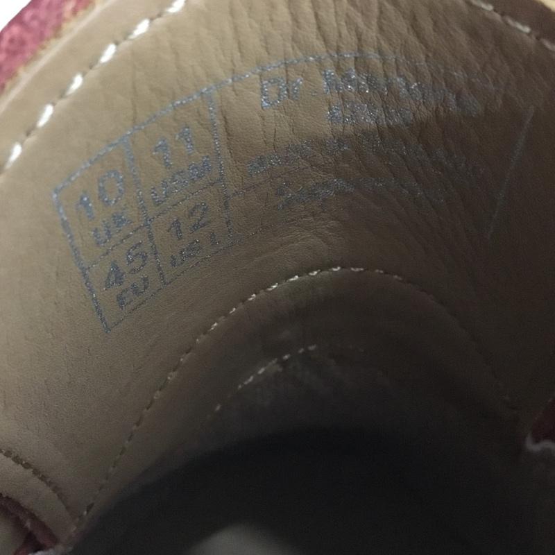 ドクターマーチン Dr.Martens 革靴 革靴 3アイ シューズ Supreme UK10 箱有 スカル US：11  赤 / レッド / X 白 / ホワイト /  メンズ USED 古着 中古 10149224