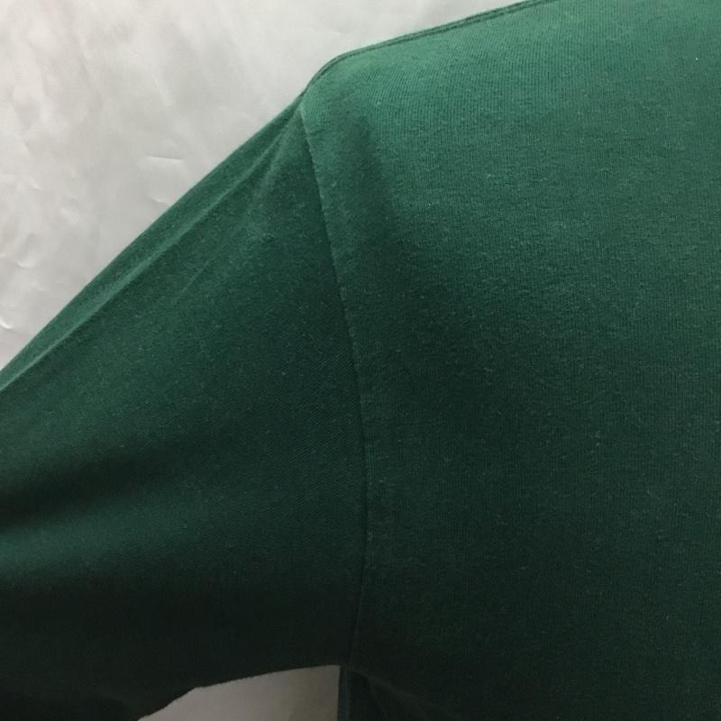 ジムフレックス GYMPHLEX Tシャツ 半袖 17A-HS-002 クルーネック 刺繍 ロゴ、文字 緑 / グリーン /  メンズ USED 古着 中古 10115526