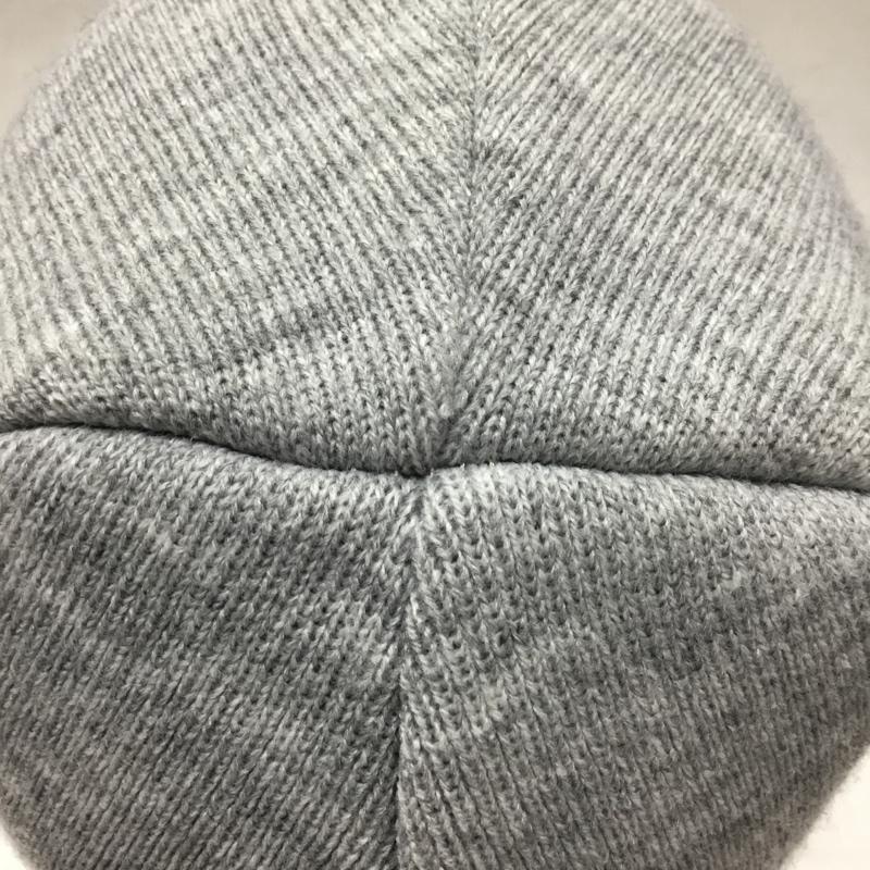 シュプリーム Supreme 帽子 ニット帽 18SS Rubber Patch Beanie ロゴ、文字 灰 / グレー /  メンズ USED 古着 中古 10109757