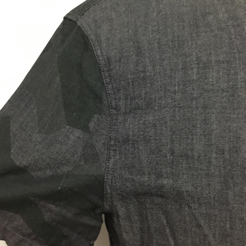 アルマーニエクスチェンジ ARMANI EXCHANGE シャツ、ブラウス 半袖 6ZZC52 ZNZQZ M ロゴ、文字 紺 / ネイビー /  メンズ USED 古着 中古 10119739