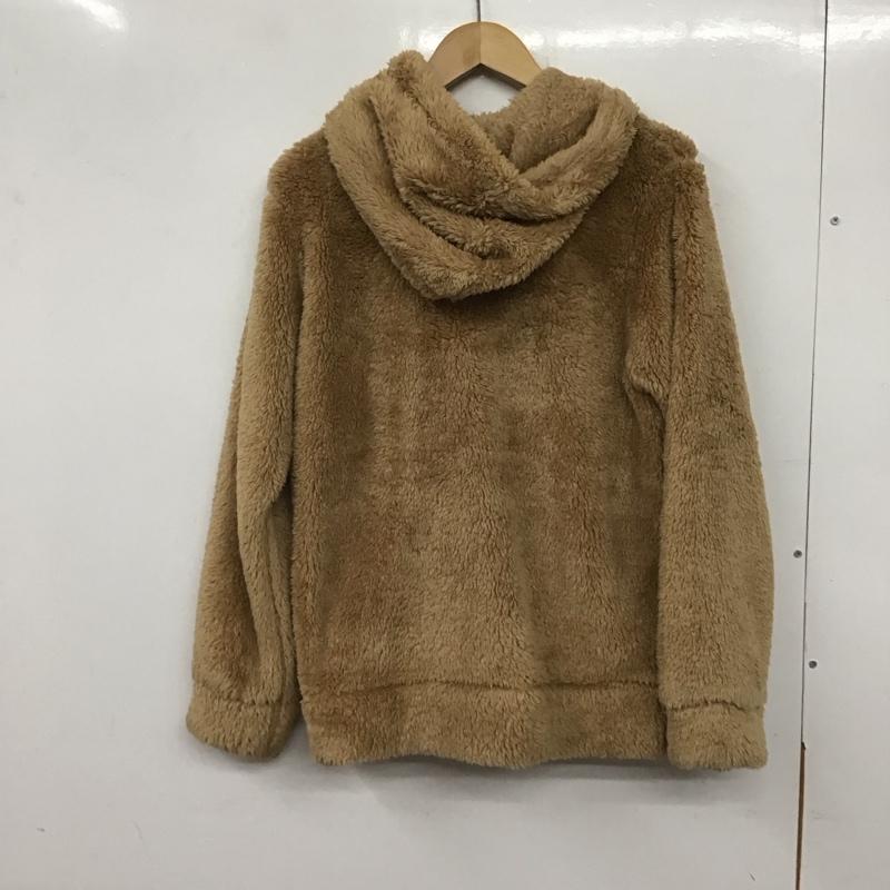 チャンピオン Campion パーカー 長袖 CW-L604 ジップフードフリースジャケット L 無地 ベージュ / ベージュ /  レディース USED 古着 中古 10137417