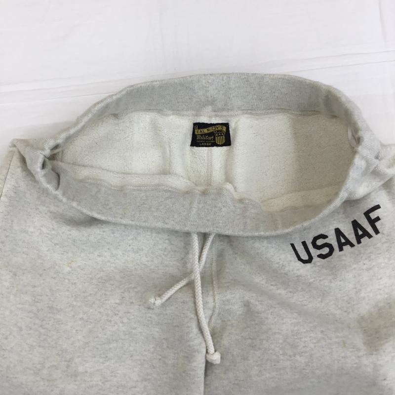 ザ・リアルマッコイズ・インターナショナル REAL McCOY S パンツ ワークパンツ、ペインターパンツ USAAF アメリカ陸軍航空軍　スウェットパンツ L ロゴ、文字 灰 / グレー /  メンズ USED 古着 中古 10143875