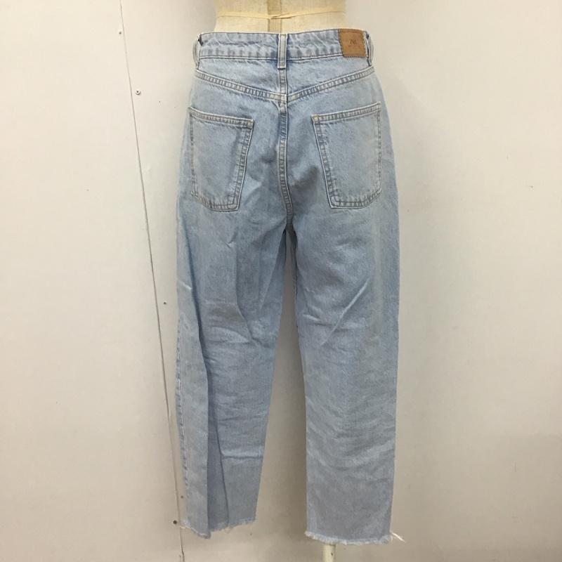 ザラ ZARA パンツ デニム、ジーンズ カットオフ 無地 水色 / ライトブルー /  レディース USED 古着 中古 10108076