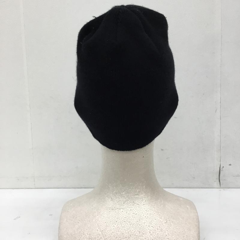 ヨウジヤマモト Yohji Yamamoto 帽子 ニット帽 HR-H39-567 NEW ERA ロゴ、文字 黒 / ブラック /  メンズ USED 古着 中古 10143474