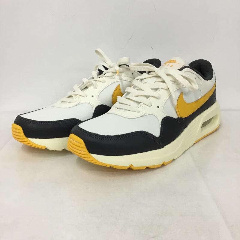 ナイキ NIKE スニーカー スニーカー FQ0205 133 AIR MAX 29cm 29.0cm ロゴ、文字 白 / ホワイト / X 黒 / ブラック / X 黄 / イエロー /  メンズ USED 古着 中古 10145599
