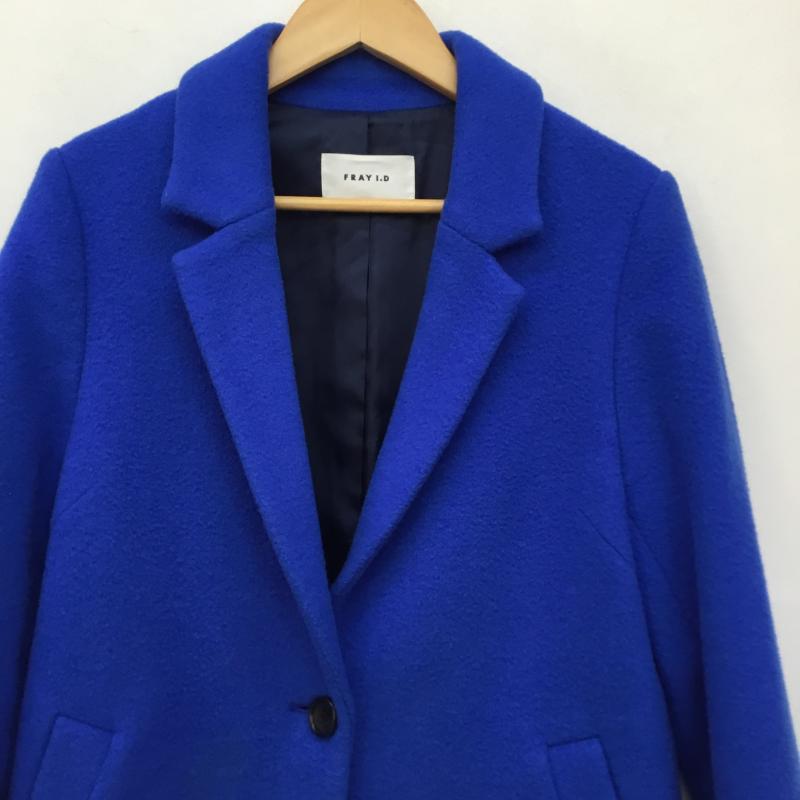 フレイ アイディー FRAY I.D コート コート一般 FWFC155002 1 無地 青 / ブルー /  レディース USED 古着 中古 10142534