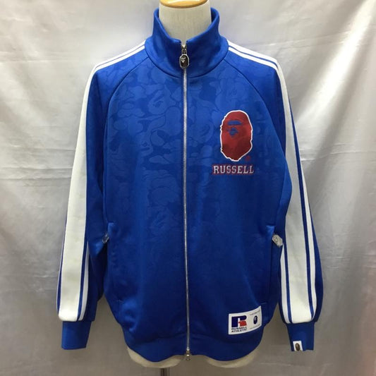 アベイシングエイプ A BATHING APE ジャケット、上着 ジャンパー、ブルゾン RUSSELL TRACKJACKET ジップアップジャケット ジャージ 30周年 L ロゴ、文字 マルチカラー / マルチカラー /  メンズ USED 古着 中古 10122294