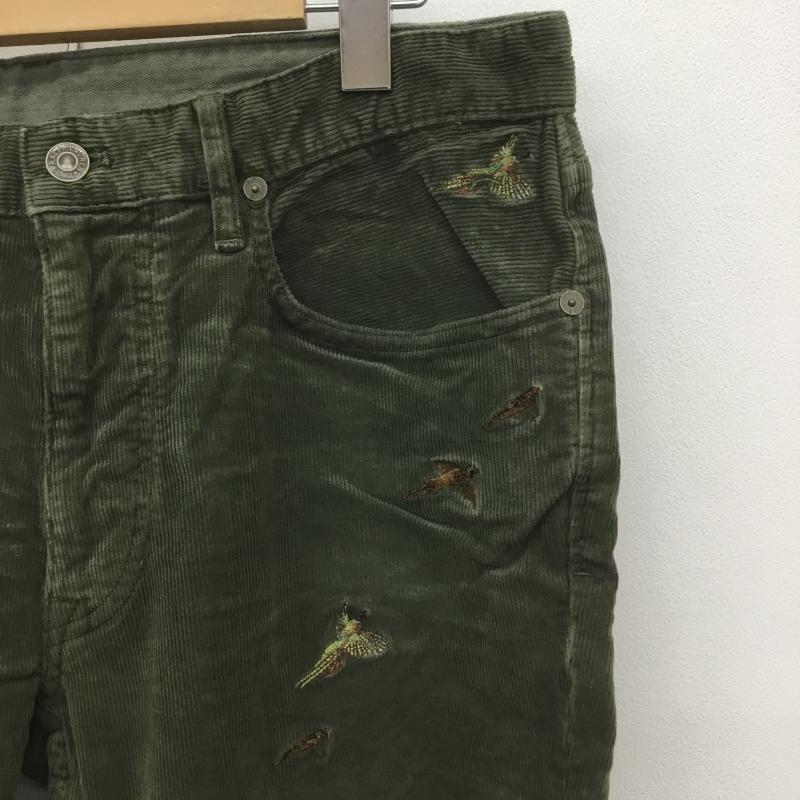ポロラルフローレン POLO RALPH LAUREN ボトムス ボトムス コーデュロイパンツ 31インチ 刺繍 緑 / グリーン /  メンズ USED 古着 中古 10107619