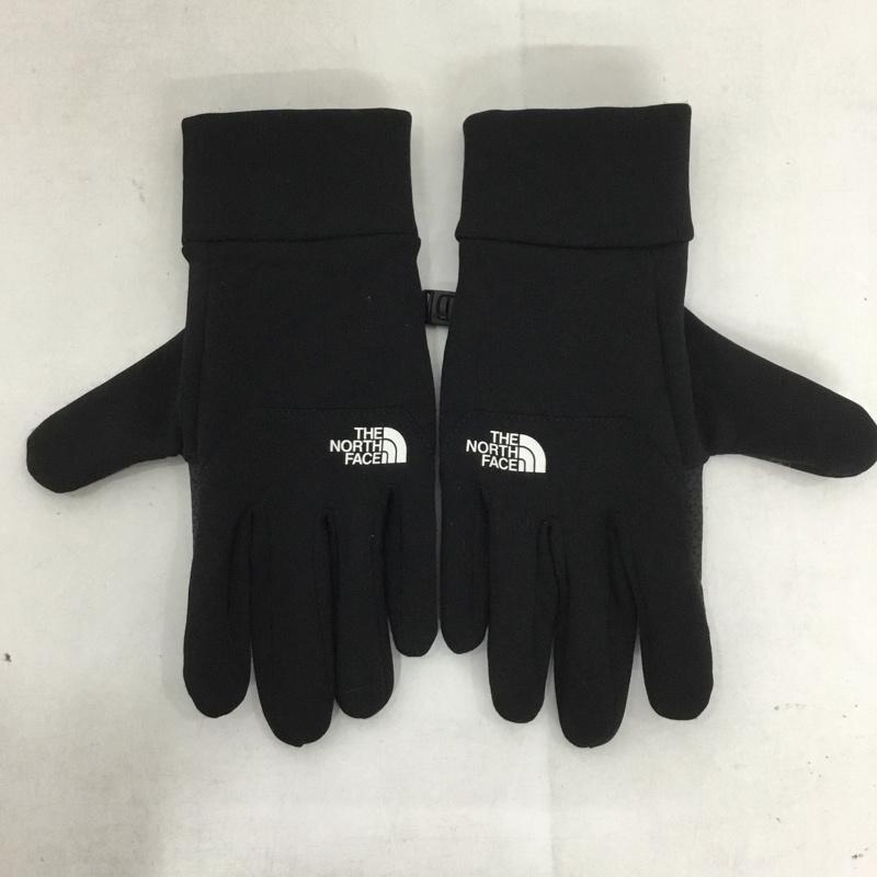 ザノースフェイス THE NORTH FACE ファッション小物 手袋 NN62207 イーチップグローブ フリースグローブ ロゴ、文字 黒 / ブラック /  メンズ USED 古着 中古 10140187