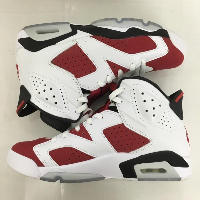ナイキ NIKE スニーカー スニーカー CT8529-106 AIR JORDAN 6 RETRO 28cm 箱有 28.0cm ロゴ、文字 白 / ホワイト / X 黒 / ブラック / X 赤 / レッド /  メンズ USED 古着 中古 10128885