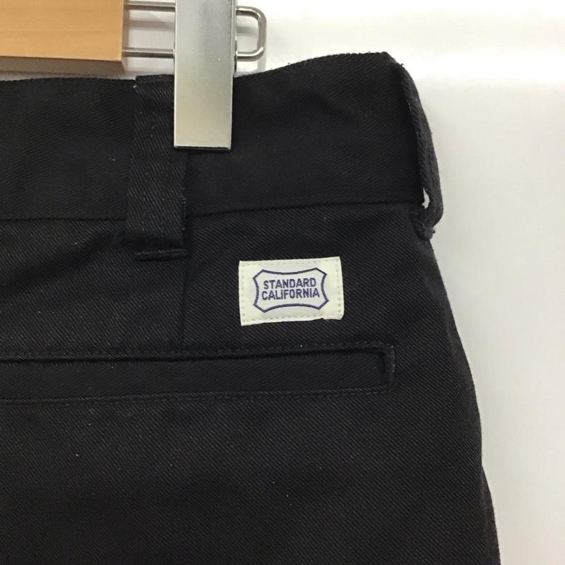 スタンダード カリフォルニア STANDARD CALIFORNIA パンツ ワークパンツ、ペインターパンツ ワークパンツ ワイドパンツ カジュアルパンツ 32インチ 無地 黒 / ブラック /  メンズ USED 古着 中古 10130665
