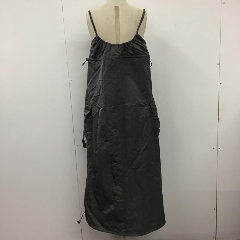 ザラ ZARA ワンピース ロングスカート キャミワンピース ノースリーブワンピース ロングワンピース XS 無地 灰 / グレー /  レディース USED 古着 中古 10121667