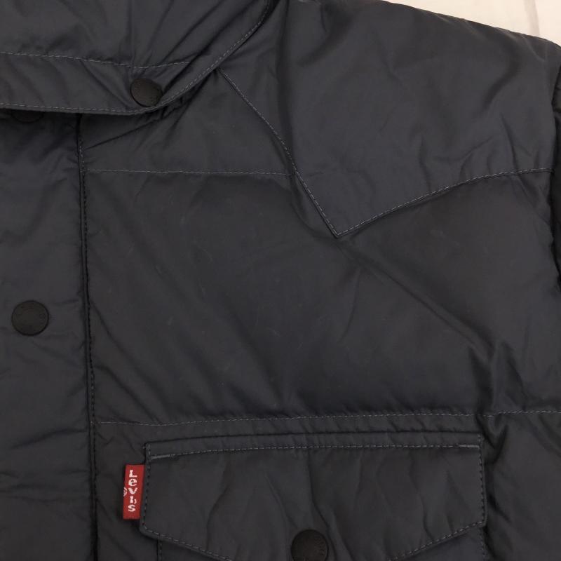 リーバイス Levi s ジャケット、上着 ダウンジャケット M 無地 灰 / グレー /  メンズ USED 古着 中古 10137904