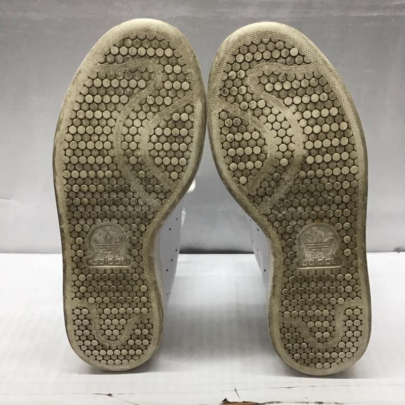 アディダス adidas スニーカー スニーカー S75028 STAN SMITH MID 23cm 23.0cm ロゴ、文字 白 / ホワイト / X 緑 / グリーン /  レディース USED 古着 中古 10118135