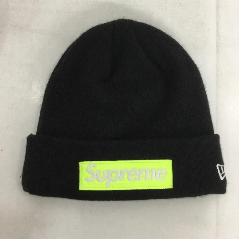 シュプリーム Supreme 帽子 ニット帽 NEW ERA Box Logo Beanie 17AW 17FW ロゴ、文字 黒 / ブラック /  メンズ USED 古着 中古 10136955
