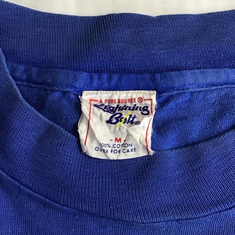 ライトニング ボルト Lightning Bolt Tシャツ 半袖 クルーネック M プリント 青 / ブルー /  メンズ USED 古着 中古 10121341