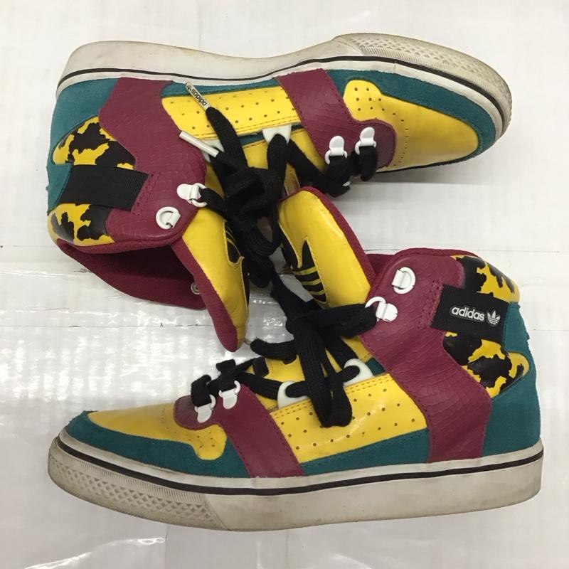 アディダス adidas スニーカー スニーカー G12400 HARDLAND 22.5cm ハイカット 22.5cm 総柄 マルチカラー / マルチカラー /  レディース USED 古着 中古 10118416