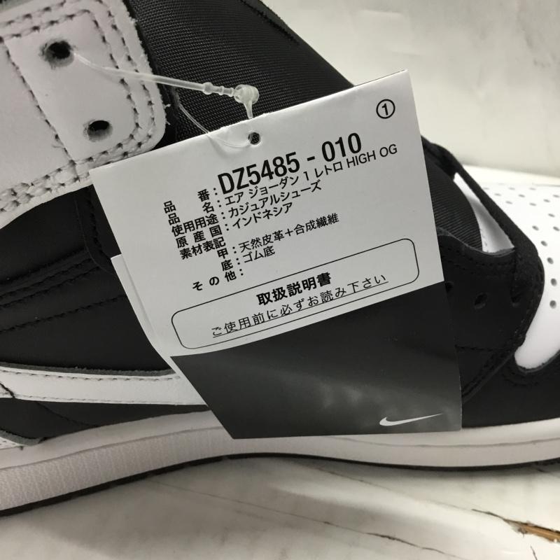 ナイキ NIKE スニーカー スニーカー DZ5485-010 AIR JORDAN 1 RETRO HIGH OG 28.5cm 箱有 28.5cm ロゴ、文字 黒 / ブラック / X 白 / ホワイト /  メンズ USED 古着 中古 10107876