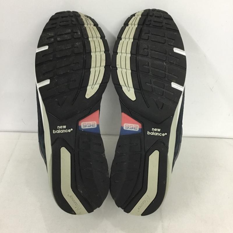 ニューバランス New Balance スニーカー スニーカー U992NY 29cm 箱有 29.0cm ロゴ、文字 紺 / ネイビー / X 灰 / グレー /  メンズ USED 古着 中古 10142064