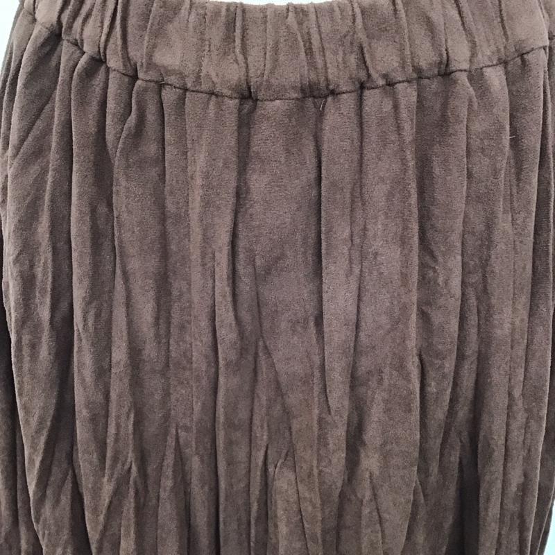 ムルーア MURUA スカート ロングスカート 011960800601-01 プリーツ FREE 無地 えんじ / ワインレッド /  レディース USED 古着 中古 10120027