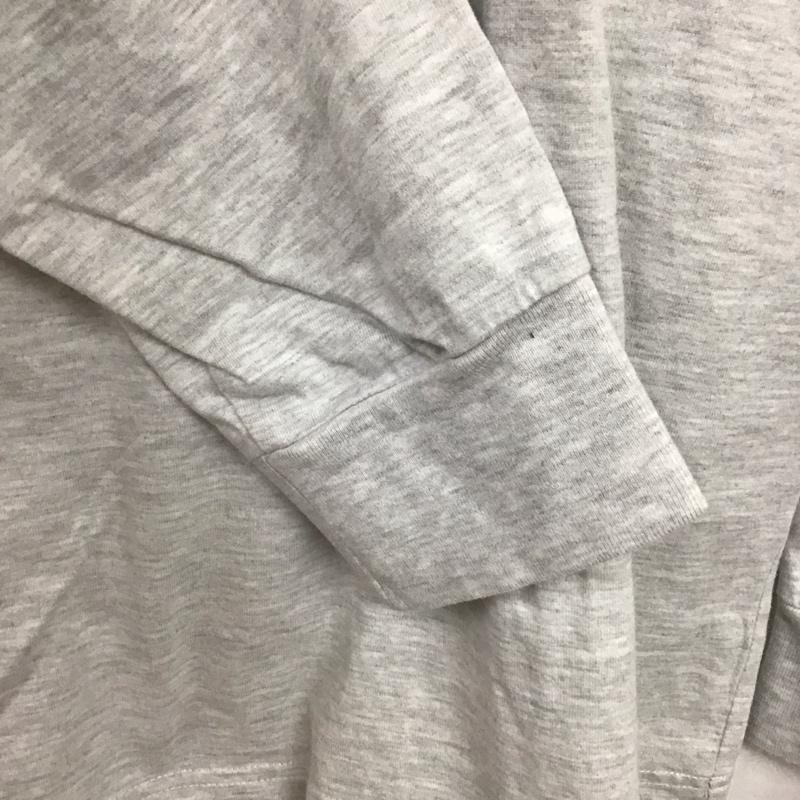 シュプリーム Supreme カットソー 長袖 18ss BevelL/STop 長袖カットソー クルーネックカットソー M ロゴ、文字 灰 / グレー /  メンズ USED 古着 中古 10131533