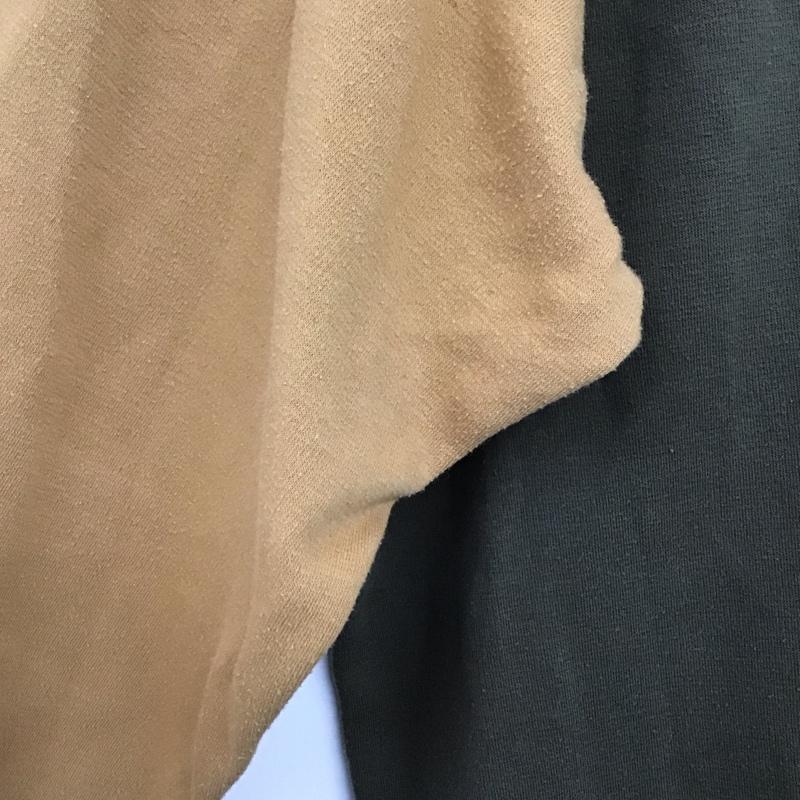 ナイキ NIKE カットソー 長袖 長袖カットソー プリントカットソー クルーネック ラグラン XXL ロゴ、文字 ベージュ / ベージュ / X カーキ / カーキ /  メンズ USED 古着 中古 10148493