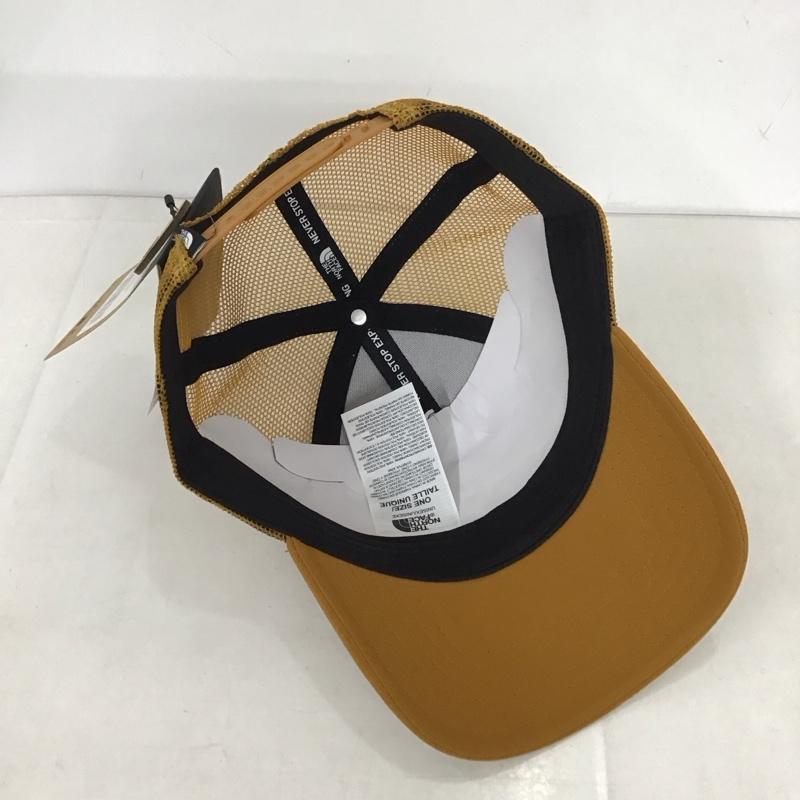 ザノースフェイス THE NORTH FACE 帽子 キャップ NF0A5FXA MUDDER TRUCKER メッシュキャップ タグ付き ロゴ、文字 キャメル / キャメル /  メンズ USED 古着 中古 10132507