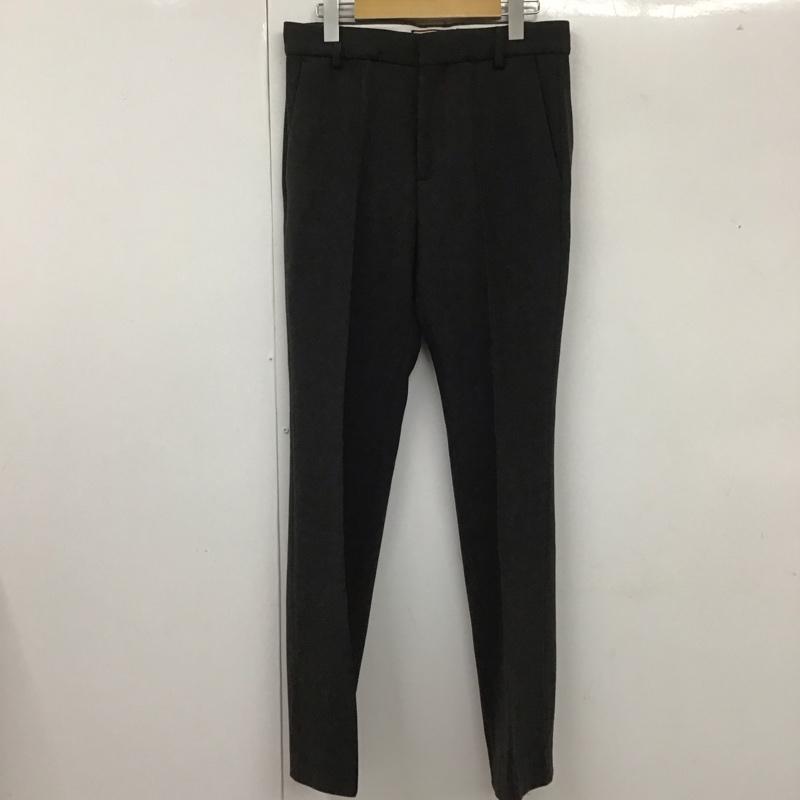 プランシー PLAN C パンツ スラックス pncaa06l00 ストレートパンツ スラックス センタータックパンツ ストレッチ 38 無地 灰 / グレー /  レディース USED 古着 中古 10108645
