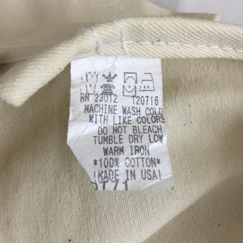 ラウンドハウス ROUND HOUSE サロペット・オーバーオール サロペット、オーバーオール オーバーオール オールインワン ワイドパンツ カジュアルパンツ ロゴ、文字 アイボリー / アイボリー /  メンズ USED 古着 中古 10120471