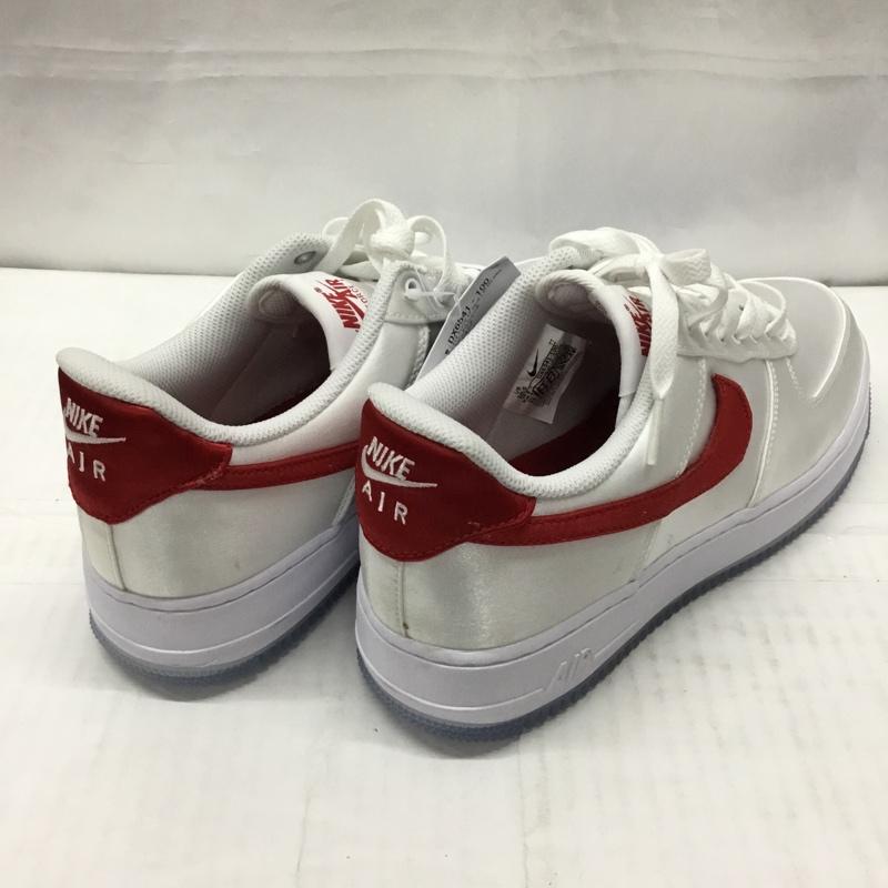 ナイキ NIKE スニーカー スニーカー DX6541-100 W AIR FORCE 1  07 ESS SNKR 27.5cm 27.5cm ロゴ、文字 白 / ホワイト / X 赤 / レッド /  メンズ USED 古着 中古 10109379