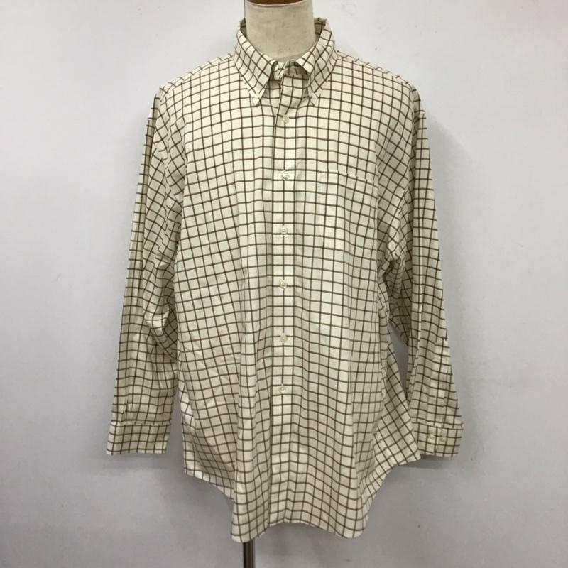 ブルックスブラザーズ BROOKS BROTHERS シャツ、ブラウス 長袖 ボタンダウンシャツ XL チェック マルチカラー / マルチカラー /  メンズ USED 古着 中古 10113976
