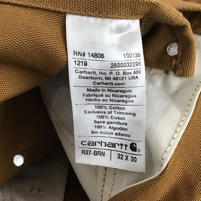 カーハート Carhartt サロペット・オーバーオール サロペット、オーバーオール オーバーオール つなぎ オールインワン ロゴ、文字 ベージュ / ベージュ /  メンズ USED 古着 中古 10137613