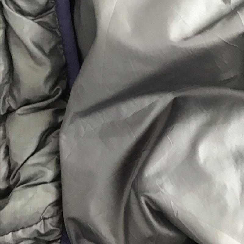 パタゴニア patagonia ジャケット、上着 ジャケット、ブレザー 27246fa16 DOWNSNAPTPULLOVER ダウンジャケット M ロゴ、文字 灰 / グレー /  メンズ USED 古着 中古 10144513