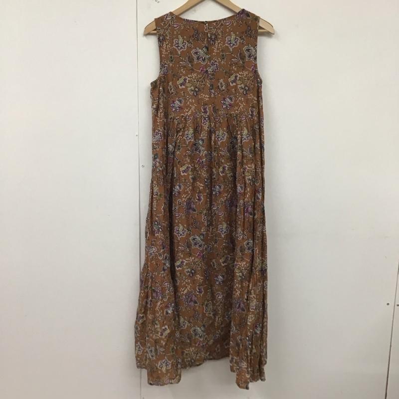 ニコアンド niko and... ワンピース ロングスカート ノースリーブ 総柄 X 花柄 マルチカラー / マルチカラー /  レディース USED 古着 中古 10128869