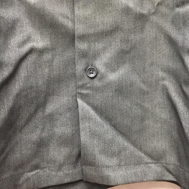 クラフトスタンダードブティック CRAFT STANDARD BOUTIQUE シャツ、ブラウス 半袖 PP32M0A0600 オープンカラーシャツ L 無地 灰 / グレー /  メンズ USED 古着 中古 10119326